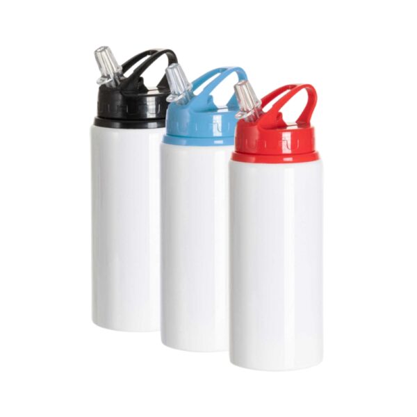 BOTELLA BS DE ALUMINIO CON TAPA BOMBILLA DE 600 ML