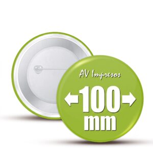 CHAPITA ALFILER 100 MM